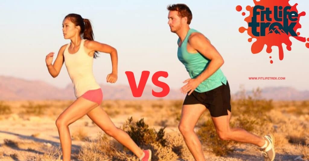 Women vs. Men in a 1-Kilometer Walk